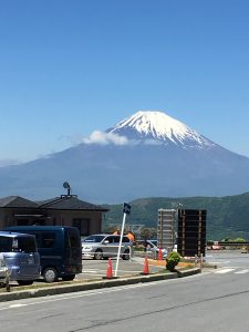 大湧谷の富士山